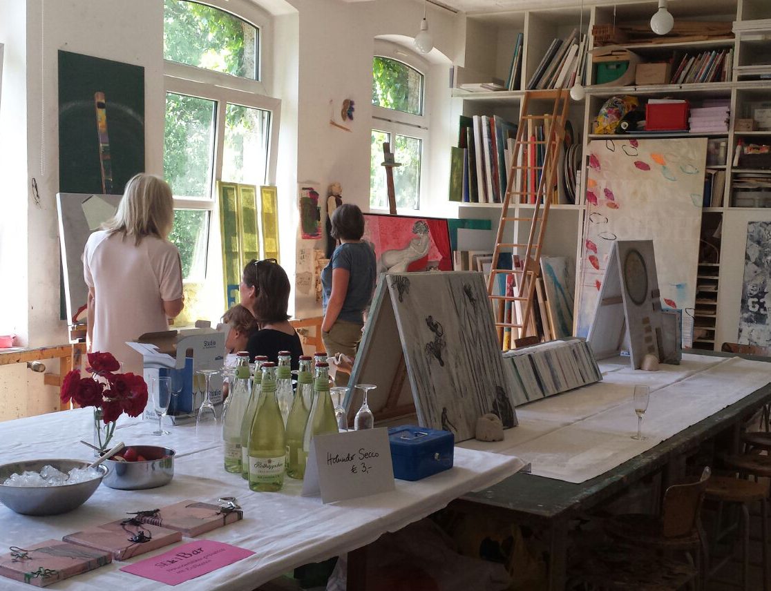 Ausstellung im offenen Atelier der Kreatiivitätsschule