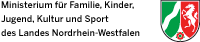 Logo Ministerium für Familie, Kinder, Jugend, Kultur und Sport des Landes Nordrhein-Westfalen